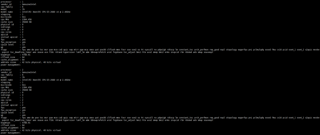 Linux 怎么获取CPU 信息?记住这六条指令!_图3