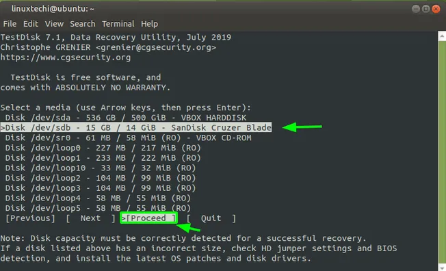 Choose-disk-for-testdisk-testing