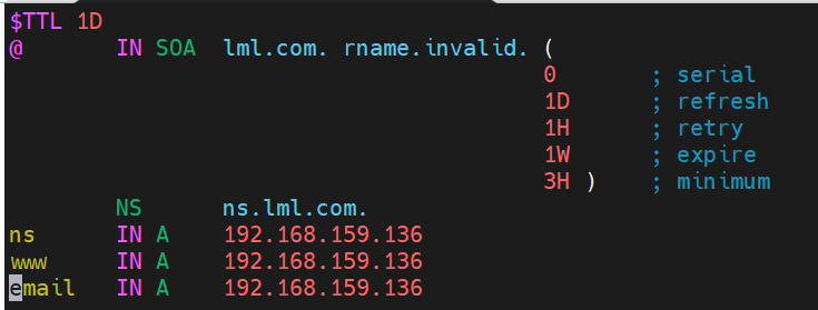2.配置/var/named/lml.com.zone_图2