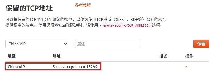 8. 保留固定 TCP 公网地址_图2