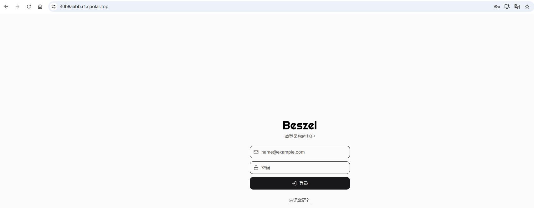 2.6.2 访问公网地址验证 Beszel是否可访问