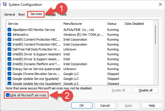 如何修复 Photoshop 4 中的“内存不足 (RAM)”错误 隐藏 Microsoft 服务