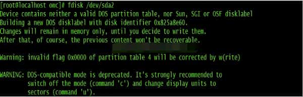 Linux硬盘分区 fdisk 和 parted命令详解