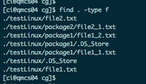 Linux 命令find之查找文件的示例