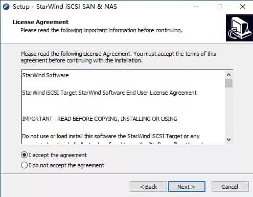 Starwind 配置 ISCSI 共享存储