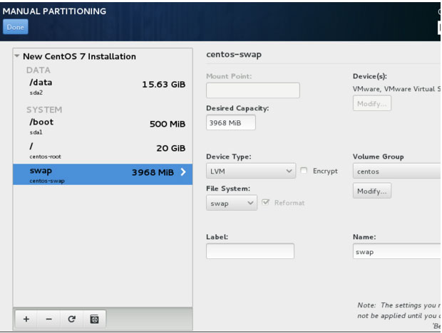 CentOS7 mini的安装和静态ip设置教程