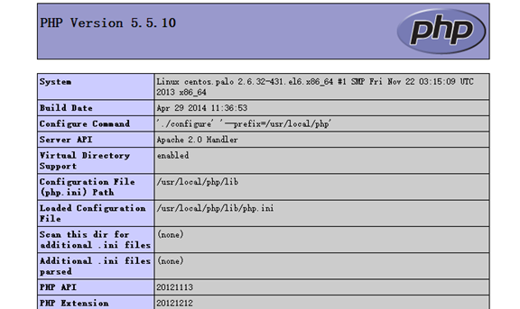 Linux+php+apache+oracle环境搭建之CentOS下源码编译安装PHP