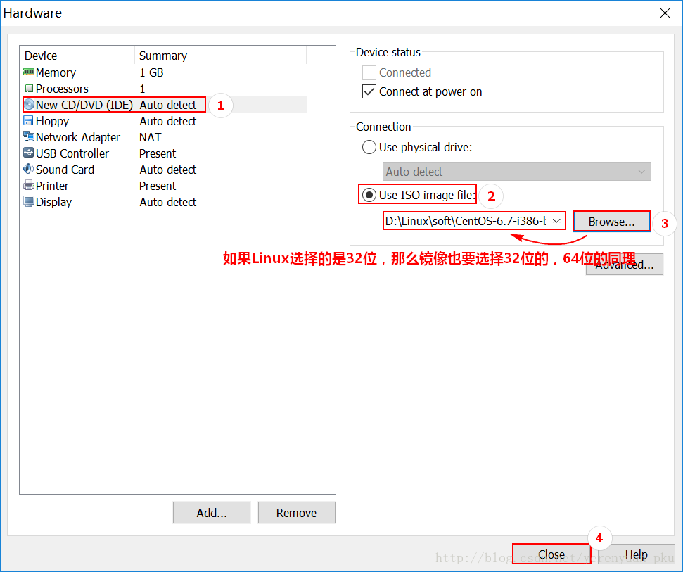 VMware下CentOS 6.7安装图文教程