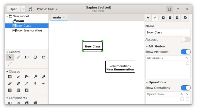 Gaphor：开源的图形化建模工具
