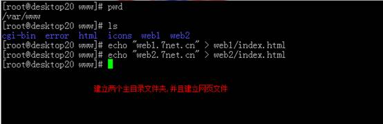 Centos中基于IP,域名,端口的虚拟主机搭建图文教程