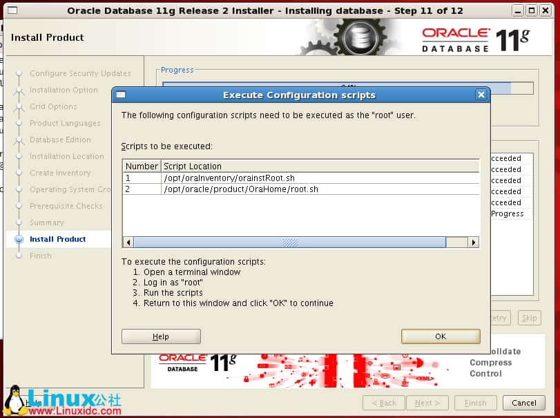 RedHat Linux5.5下Oracle 11g安装图解教程